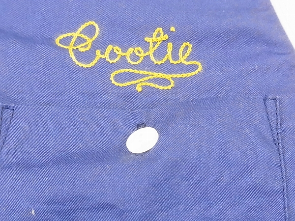 実際に弊社で買取させて頂いたcootie/クーティー 背刺繍ロゴ文字ボーリング半袖シャツ/XLの画像 5枚目