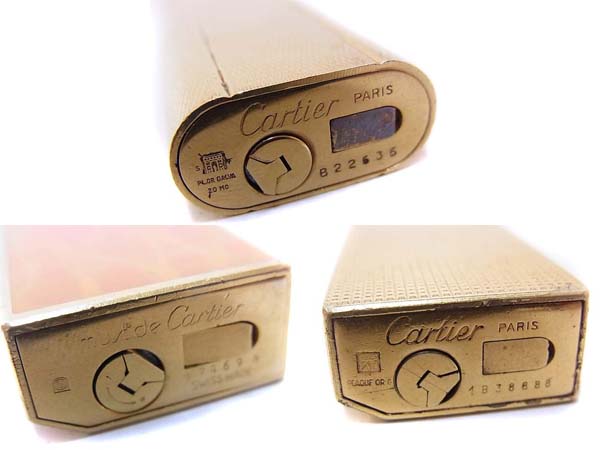 実際に弊社で買取させて頂いたダンヒル/カルティエ ガスライター ゴールド/他 計10点セットの画像 4枚目