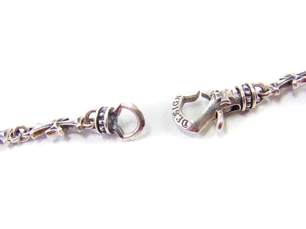 実際に弊社で買取させて頂いたディールデザイン ロングエッジ クロスチェーン シルバー/391734の画像 2枚目