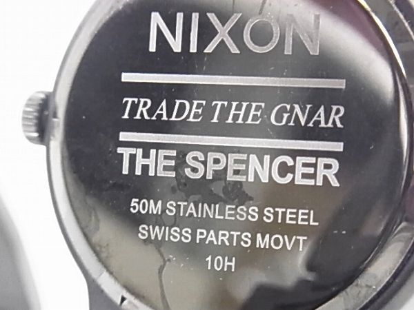 実際に弊社で買取させて頂いたNIXON/ニクソン THE SPENCER/スペンサー 腕時計 A113-680の画像 5枚目