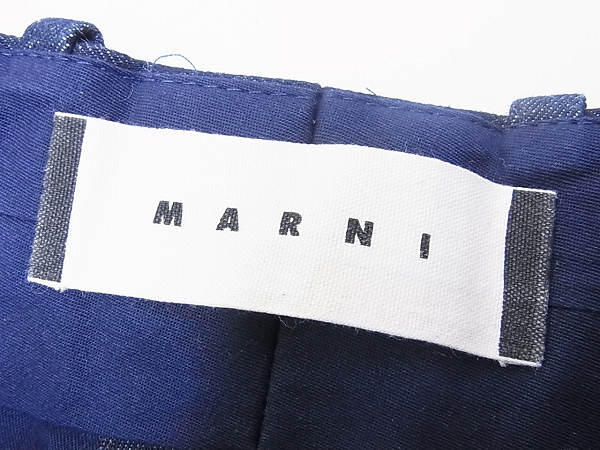 実際に弊社で買取させて頂いたmarni/マルニ レイヤーパーツ ショートデニムパンツ 44の画像 2枚目