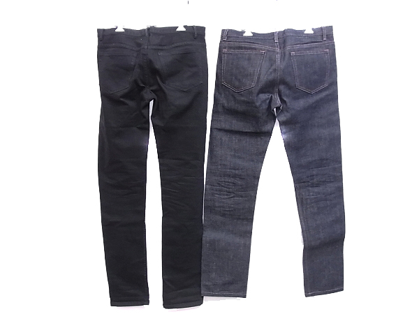 実際に弊社で買取させて頂いたA.P.C./アー・ペー・セー デニムパンツ ブラック等/2点セットの画像 1枚目