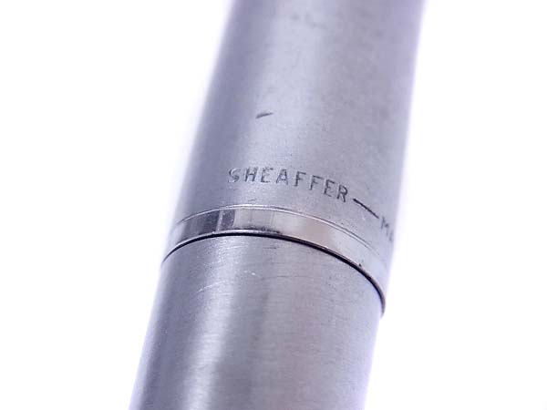 実際に弊社で買取させて頂いたSHEAFFER/シェーファー ペン先14K 万年筆　シルバー USA製の画像 3枚目