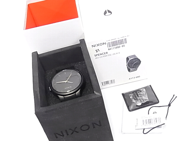 実際に弊社で買取させて頂いたNIXON/ニクソン THE SPENCER/スペンサー 腕時計 A113-680の画像 7枚目