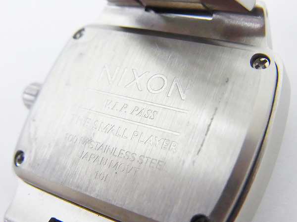 実際に弊社で買取させて頂いたNIXON/ニクソン SMALL PLAYER/スモールプレイヤー 黒 NA300000の画像 4枚目