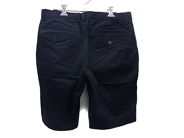 実際に弊社で買取させて頂いたEDIFICE/エディフィス コットンハーフパンツ ブラック/42の画像 1枚目