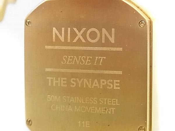 実際に弊社で買取させて頂いたNIXON/ニクソン THE SYNAPSE/シナプス デジタル腕時計 A323-501の画像 6枚目