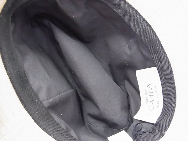 実際に弊社で買取させて頂いたCA4LA/カシラ 中折れハット/ソフトハット/帽子 ベージュ の画像 3枚目
