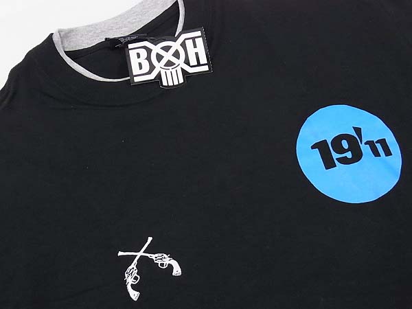 実際に弊社で買取させて頂いた[未使用]B×H/バウンティーハンター刺繍入り1911半袖Tシャツ/Lの画像 2枚目
