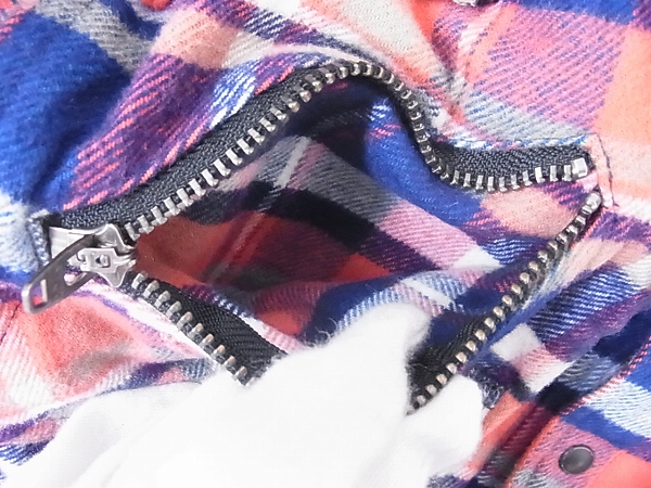 実際に弊社で買取させて頂いたルグランブルー 切り替えチェック柄長袖シャツ SHIRTS-G/STD 2の画像 6枚目