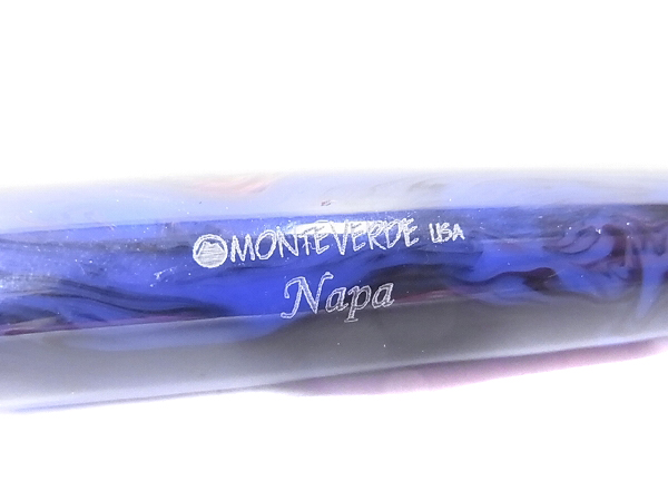 実際に弊社で買取させて頂いたMONTEVERDE/モンテベルデ 万年筆 ナパ ブルー 箱/インク付きの画像 3枚目