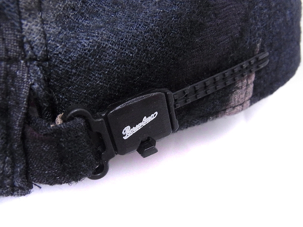 実際に弊社で買取させて頂いたBorsalino/ボルサリーノ ウール混ハンチング帽子 チェック柄 Mの画像 4枚目
