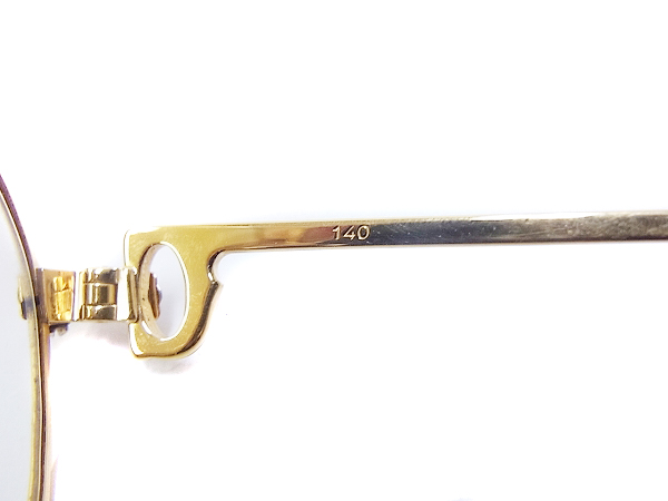 実際に弊社で買取させて頂いたCartier/カルティエ ティアドロップ型フレーム 眼鏡/メガネの画像 3枚目