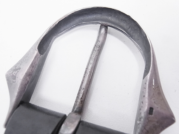 実際に弊社で買取させて頂いたDEAL DESIGN/ディールデザイン レザーベルト シルバーバックルの画像 6枚目