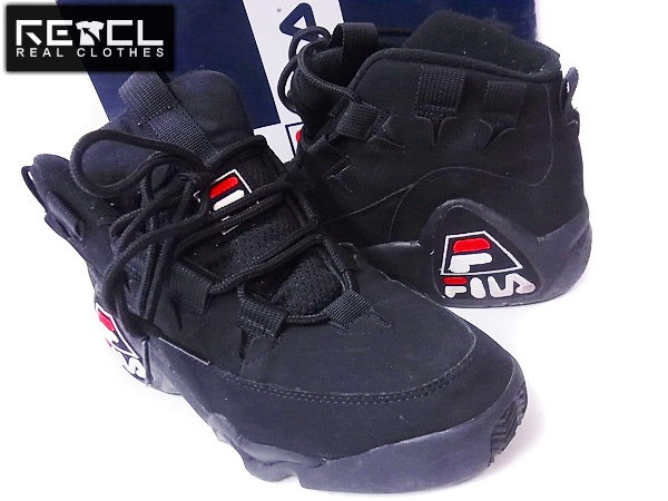 実際に弊社で買取させて頂いたFILA/フィラ バスケットシューズ スエード HI ブラック/9