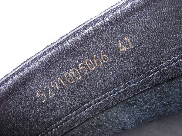 実際に弊社で買取させて頂いたアルフレッドバニスター サイドジップ/レザーブーツ 黒/41の画像 6枚目