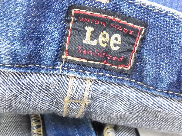 実際に弊社で買取させて頂いたLEE/リー×MCcCOYS/マッコイ コラボデニムパンツ 日本製 9781-89の画像 2枚目