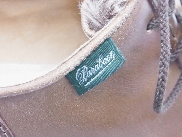 実際に弊社で買取させて頂いたParaboot/パラブーツ ミカエル ラパン 3 ラビットファー 7731/3の画像 7枚目