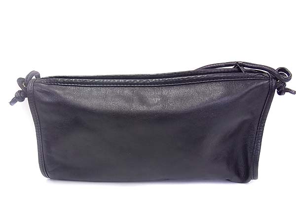 実際に弊社で買取させて頂いたLOEWE/ロエベ ナッパ ポシェット/ショルダーポーチ ブラックの画像 1枚目