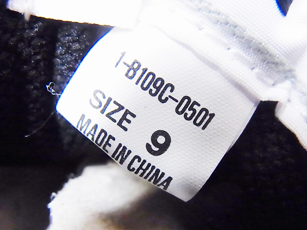 実際に弊社で買取させて頂いたFILA/フィラ バスケットシューズ/スニーカー ハイカット 白黒/9の画像 6枚目