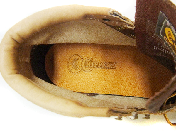 実際に弊社で買取させて頂いたCHIPPEWA モンキーブーツ コードバン/スエード91075/8.5EEの画像 5枚目