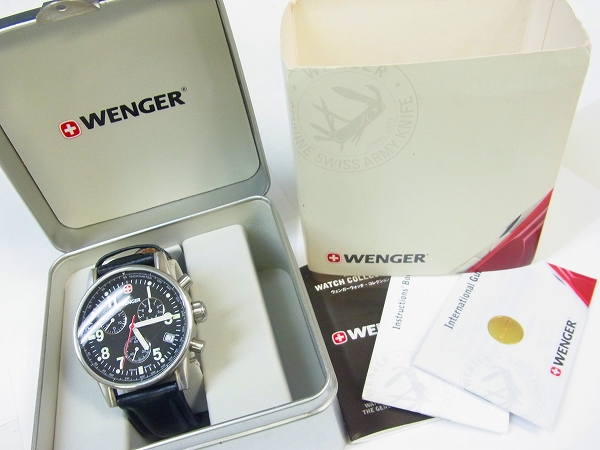 実際に弊社で買取させて頂いたWENGER/ウェンガー コマンドクロノグラフ 70825XL 海外モデルの画像 6枚目