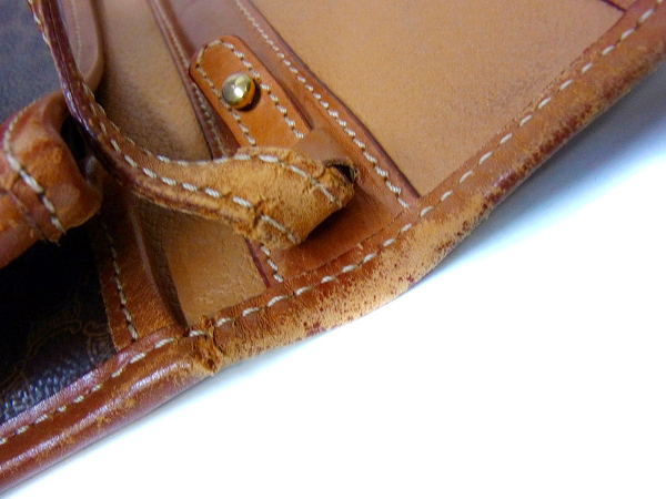 実際に弊社で買取させて頂いたCELINE/セリーヌ マカダムミニショルダーバッグ ブラウンの画像 9枚目