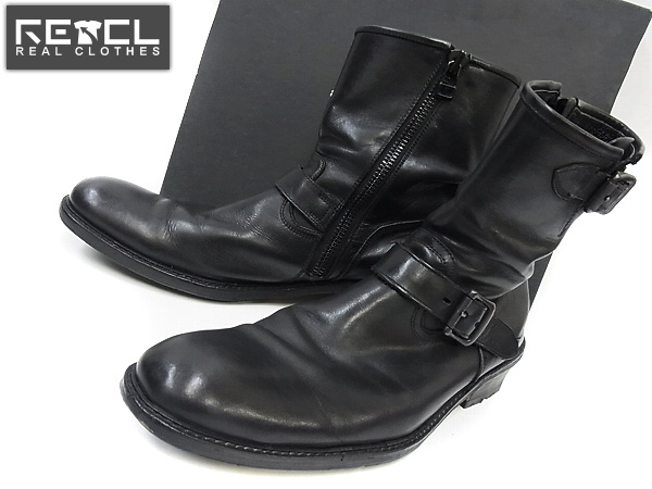 実際に弊社で買取させて頂いたアルフレッドバニスター 7ホールサイドZIPブーツ/ブラック/41