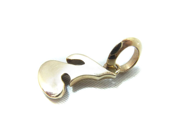 実際に弊社で買取させて頂いたDEAL DESIGN/ディールデザイン GOLDLINE 音符ペンダントトップの画像 3枚目