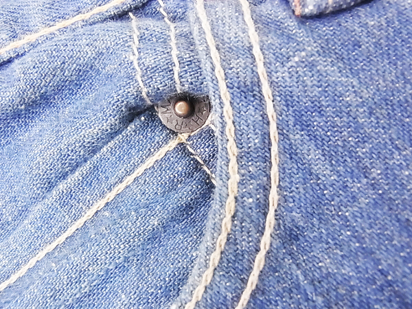 実際に弊社で買取させて頂いたBLUE BLUE/ブルーブルー HEMP ストレートデニムパンツ/30の画像 6枚目