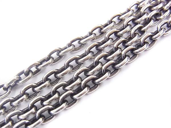 実際に弊社で買取させて頂いたディールデザイン 3set クロス&スカル シルバーネックレスの画像 8枚目