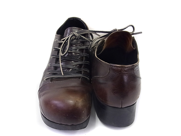 実際に弊社で買取させて頂いたアルフレッドバニスター おでこシューズ/レザー ブラウン 43の画像 1枚目