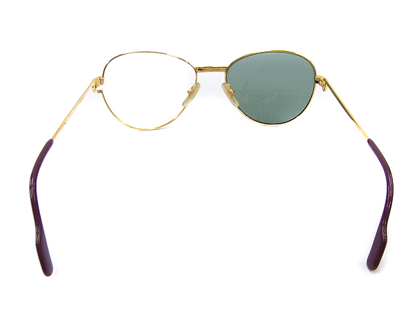 実際に弊社で買取させて頂いたCartier/カルティエ サングラス 135 金属フレーム ゴールドの画像 2枚目