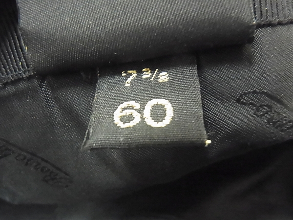 実際に弊社で買取させて頂いたBorsalino/ボルサリーノ ウール チェック ハンチング 帽子の画像 4枚目