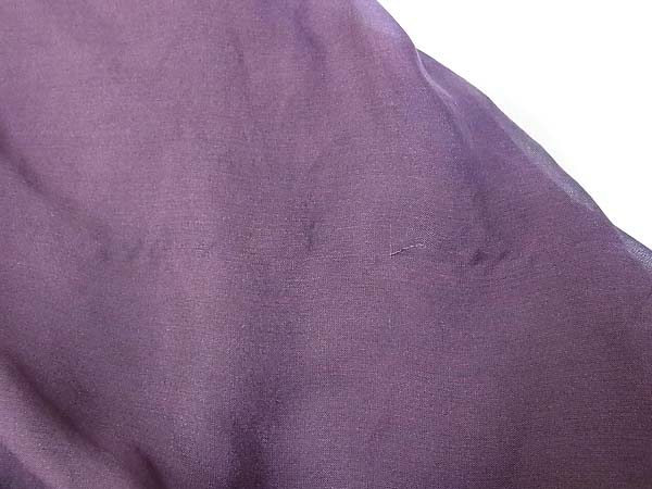 実際に弊社で買取させて頂いたLANVIN/ランバン シルクジャージストレートパンツ ボルドー/S の画像 6枚目