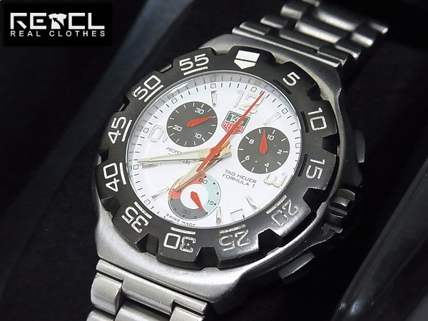 実際に弊社で買取させて頂いたTAG HEUER/タグホイヤー フォーミュラ1 クロノ ダイバー CAC111