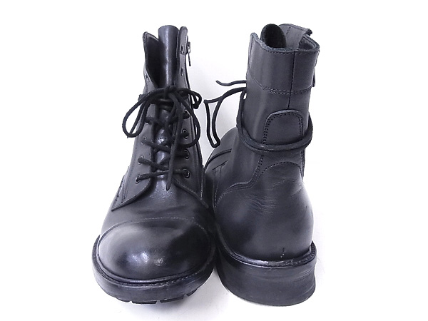 実際に弊社で買取させて頂いたアルフレッドバニスター サイドジップ/レザーブーツ 黒/41の画像 1枚目