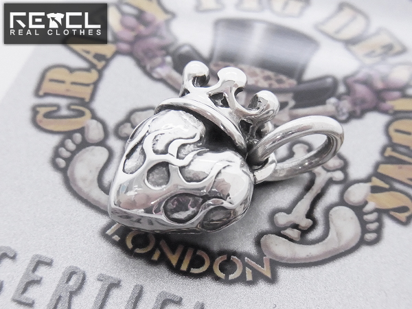 実際に弊社で買取させて頂いたクレイジーピッグ[ギャラ有]3Dサークレットハートペンダント