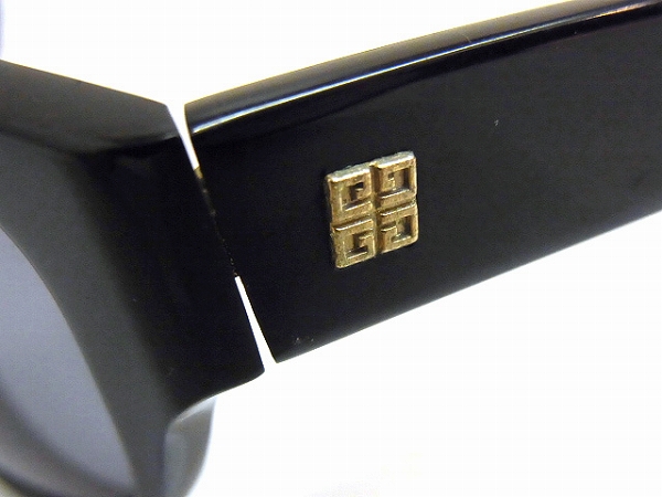 実際に弊社で買取させて頂いたGIVENCHY/ジバンシイ セルフレームサングラス ブラック/F-1022の画像 4枚目