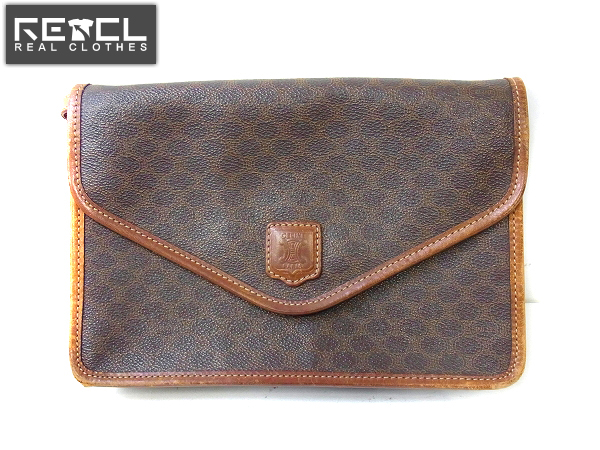 実際に弊社で買取させて頂いたCELINE/セリーヌ マカダムミニショルダーバッグ ブラウン