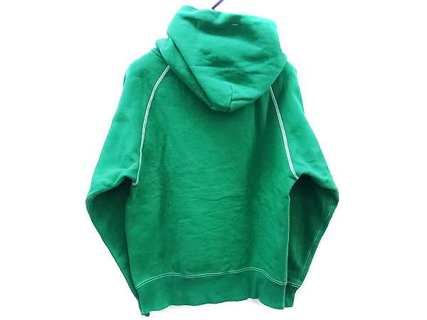 実際に弊社で買取させて頂いたFAT/エフエーティー ZIPPER フルジップアップパーカー無地 緑/Mの画像 1枚目