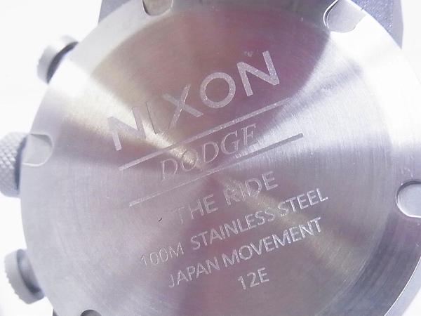 実際に弊社で買取させて頂いたNIXON/ニクソン[5.5万↑]THE RIDE/ライド SS 腕時計 A347-100の画像 3枚目