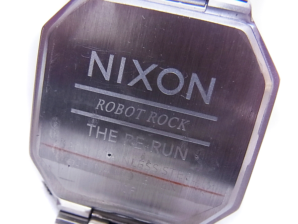 実際に弊社で買取させて頂いたNIXON/ニクソン デジタル腕時計 THE RE-RUN/リ・ラン A158-000の画像 4枚目