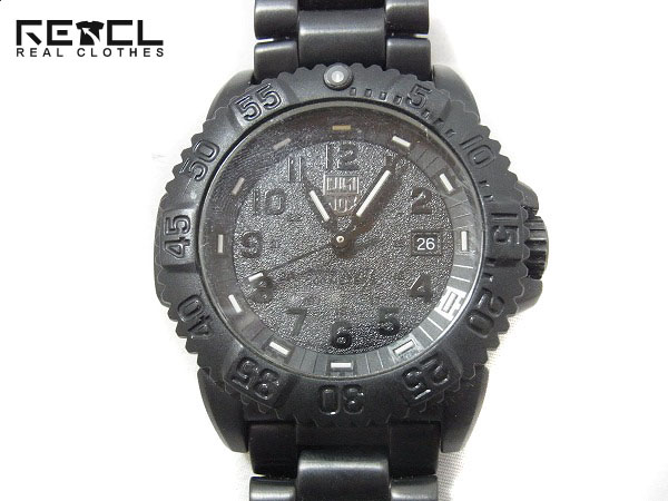 実際に弊社で買取させて頂いたLUMINOX/ルミノックス ネイビーシールズ カラーマーク 黒/3150