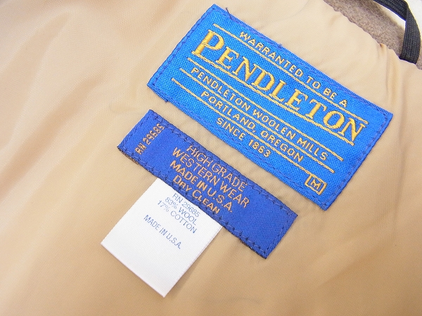 実際に弊社で買取させて頂いたPENDLETON/ペンドルトン ネイティブブランケットジャケット Mの画像 2枚目