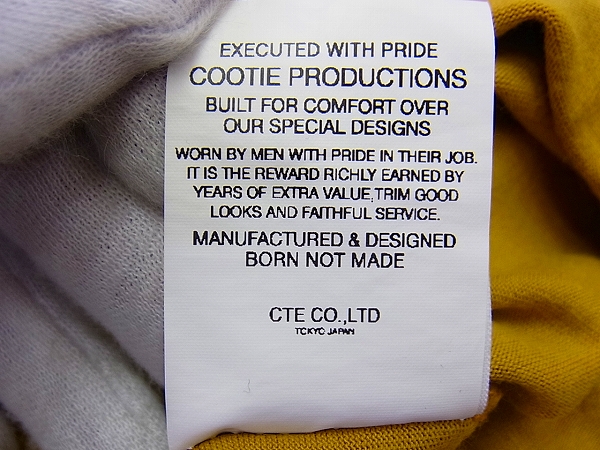 実際に弊社で買取させて頂いたCOOTIE/クーティー 刺繍入リ ポロシャツ/ボーリングシャツ/Mの画像 4枚目