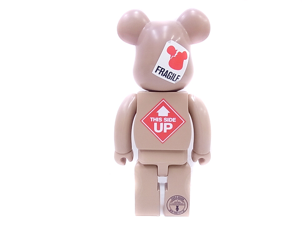 実際に弊社で買取させて頂いたBE@RBRICK/ベアブリック STPL BOX STAPLE 400% ベージュの画像 2枚目