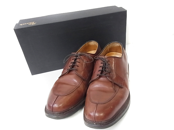 実際に弊社で買取させて頂いたアレンエドモンズ アシュトンUチップシューズ ブラウン/1628/9Eの画像 9枚目