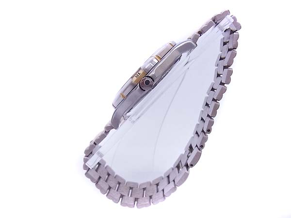 実際に弊社で買取させて頂いたGIVENCHY/ジバンシー メタルバンド腕時計 シルバー×ゴールドの画像 2枚目