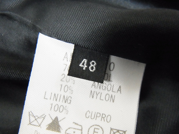 実際に弊社で買取させて頂いたato/アトウ アンゴラ混ショート変形ピーコート ブラック/48の画像 5枚目